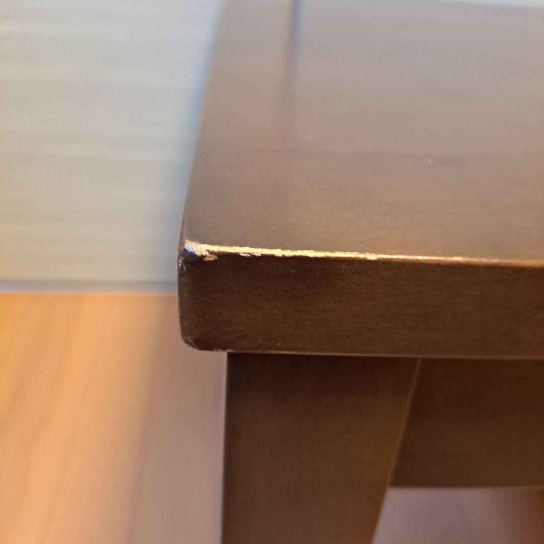 無印良品　ローテーブル　無垢材ウォルナット　引き出しなし