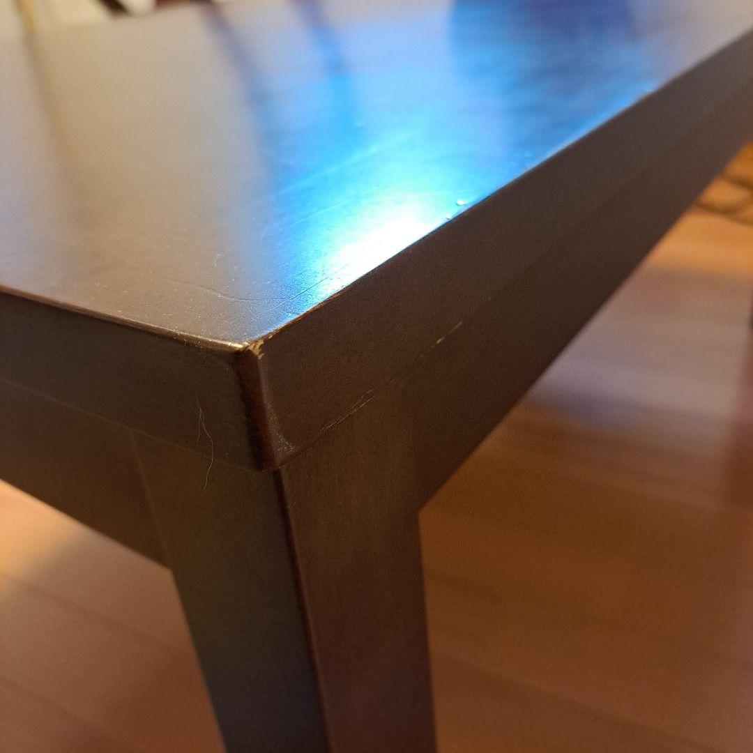 無印良品　ローテーブル　無垢材ウォルナット　引き出しなし