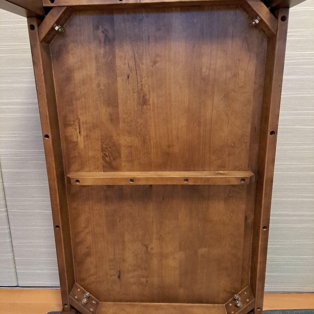 無印良品　ローテーブル　無垢材ウォルナット　引き出しなし