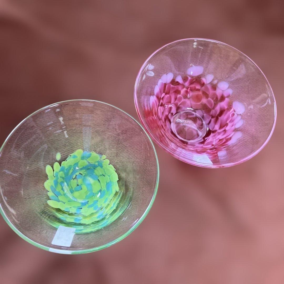 値下げ　新品　琉球ガラス　糸満硝子製作所　小鉢