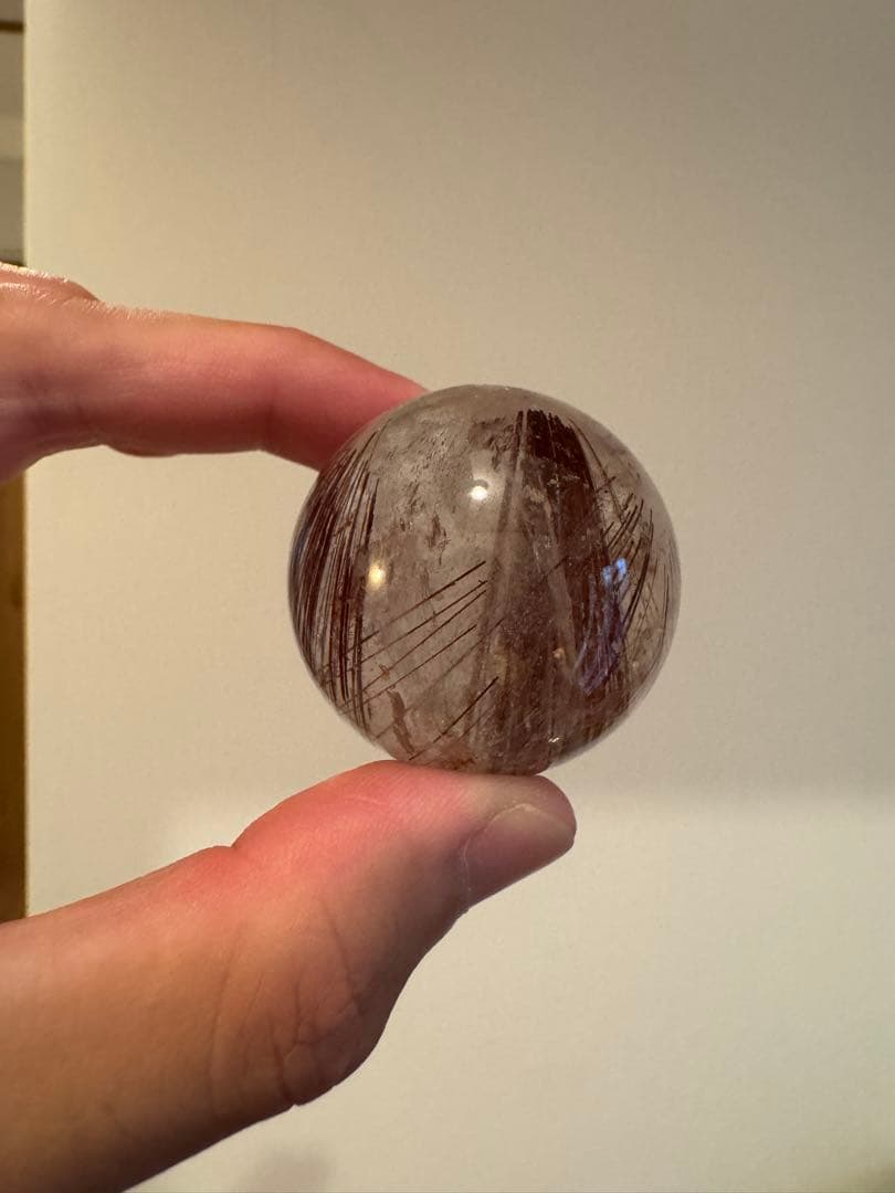 レッド ルチルクオーツ スフィア