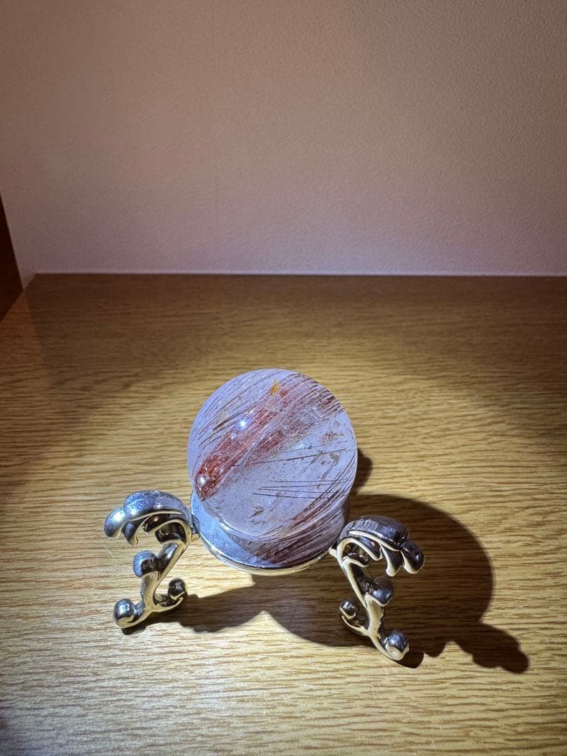 レッド ルチルクオーツ スフィア