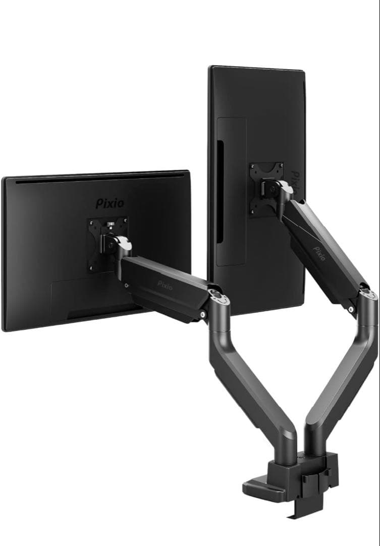 Pixio PS2D Whiteモニターアーム デュアル