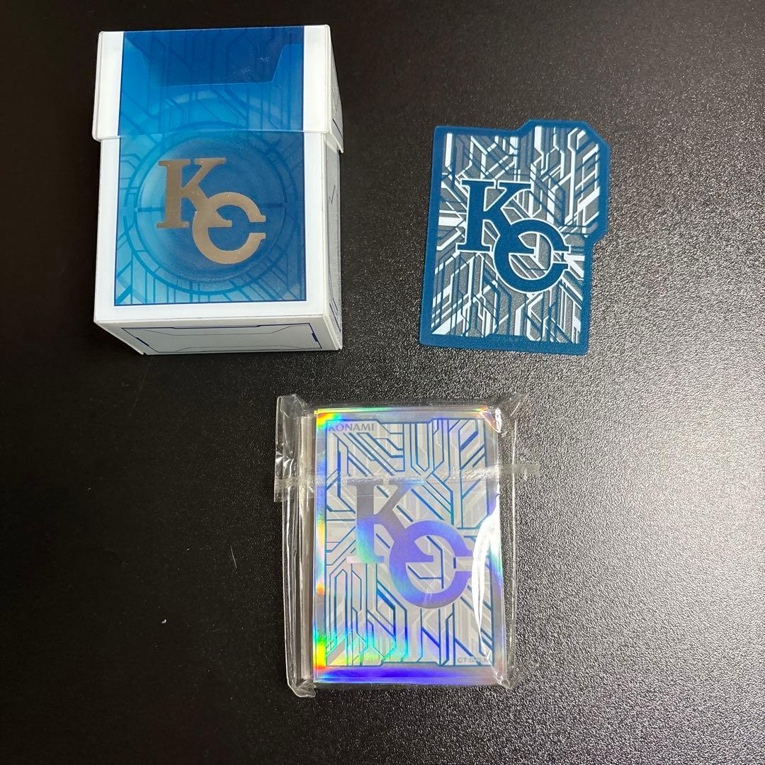 遊戯王　青眼　ブルーアイズデッキ　KCスリーブ＆デッキケース付き