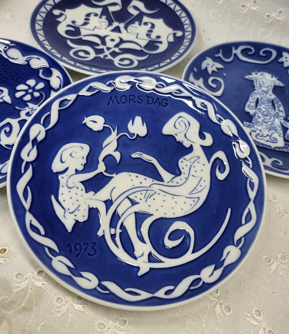 希少✨ロイヤルコペンハーゲン　マザーズデイ プレート 3枚 飾り皿 母の日