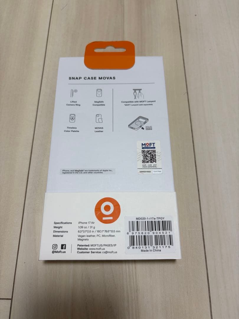 iPhone Air MOFT MOVAS レザーケース