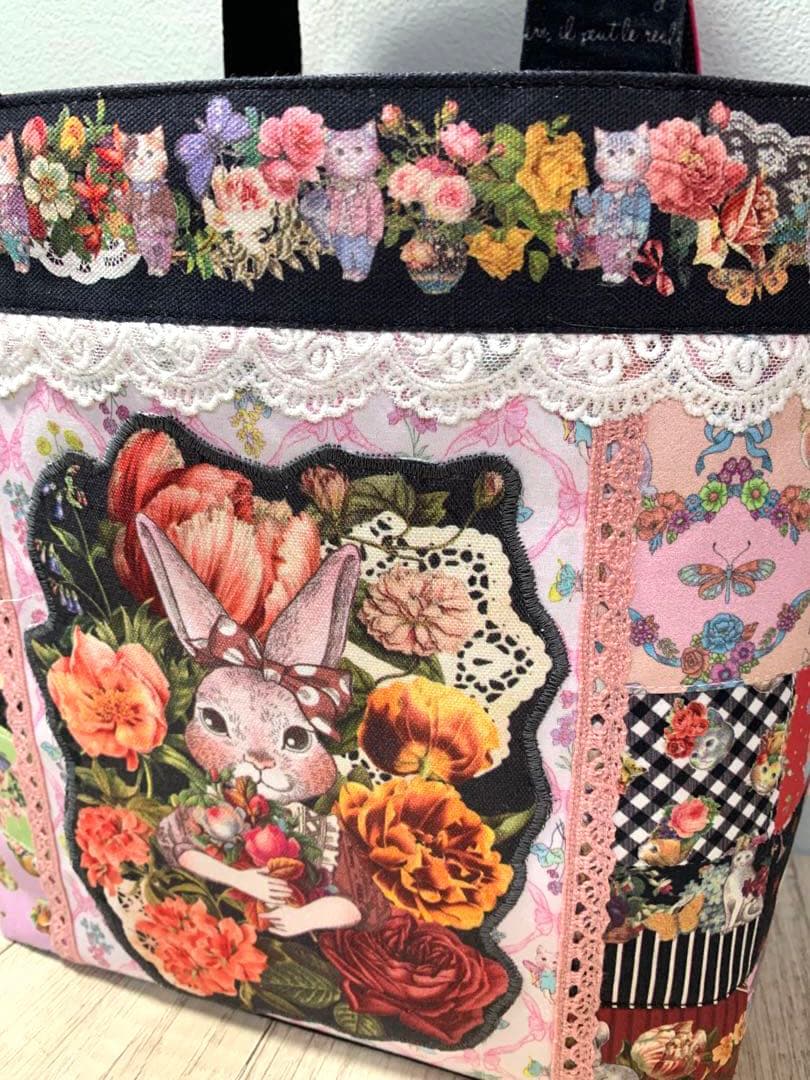 ジョリーフルール ピンクのうさぎさんバッグ マイリトルテイラー フリルバッグ