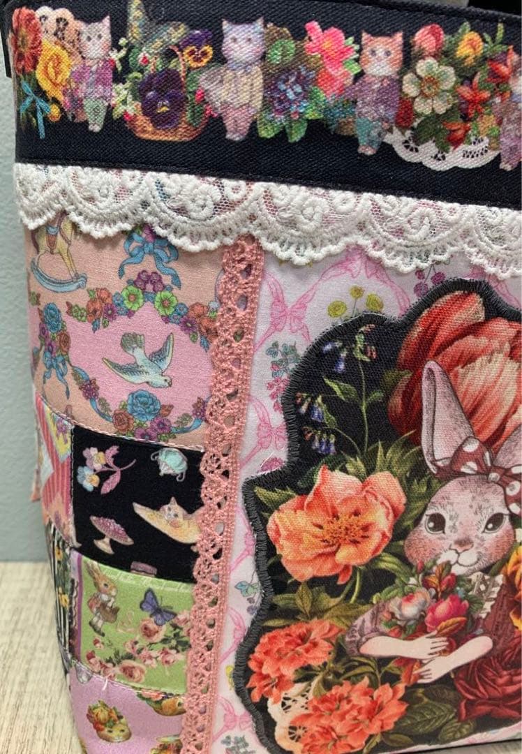 ジョリーフルール ピンクのうさぎさんバッグ マイリトルテイラー フリルバッグ