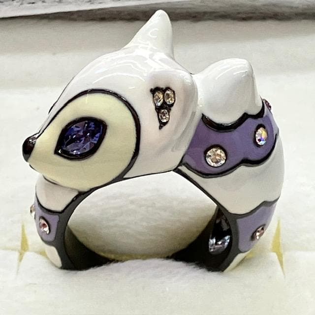 ●ANNA SUI　ブローチ＆リング　キツネモチーフ