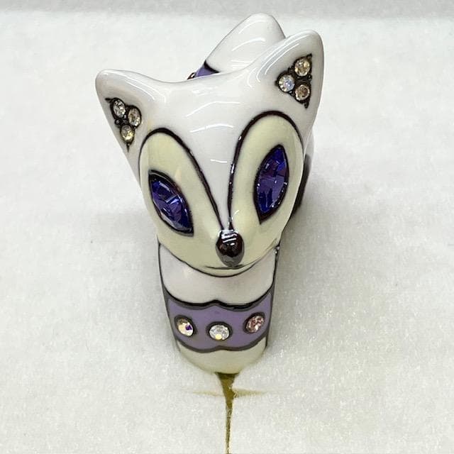 ●ANNA SUI　ブローチ＆リング　キツネモチーフ