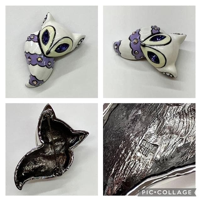●ANNA SUI　ブローチ＆リング　キツネモチーフ