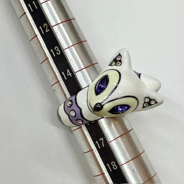 ●ANNA SUI　ブローチ＆リング　キツネモチーフ