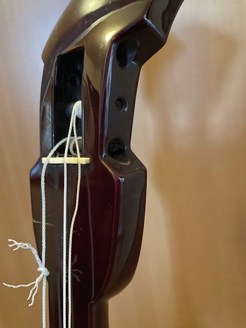 沖縄三線　本蛇皮　ウマ、爪付き