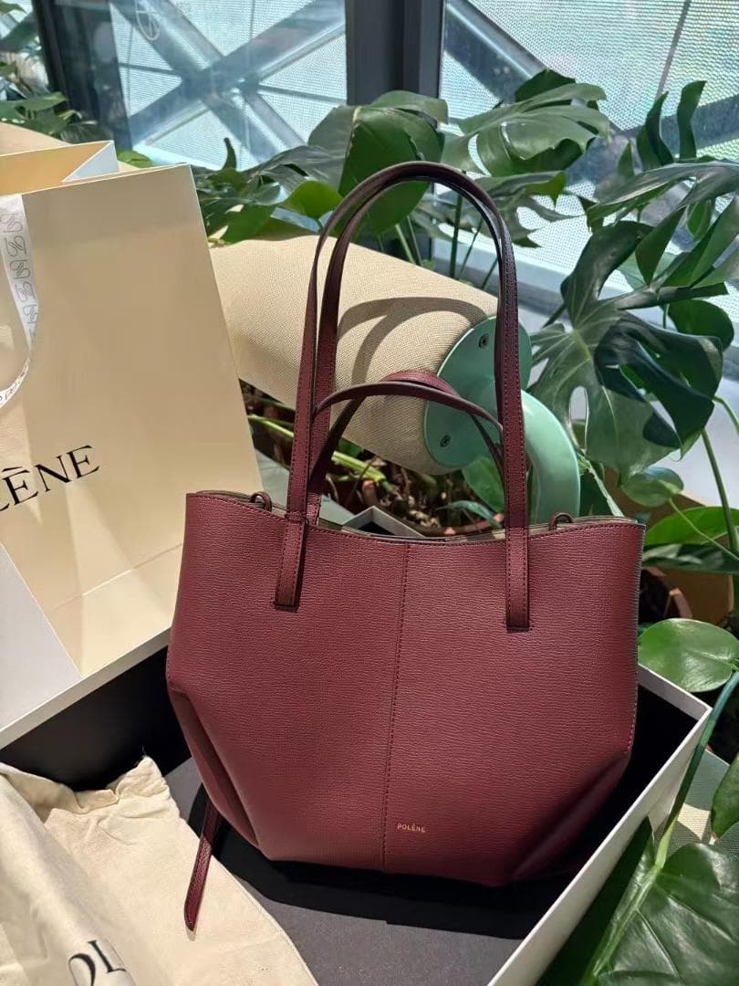 POLENE Cyme - ダークチェリー テクスチャード