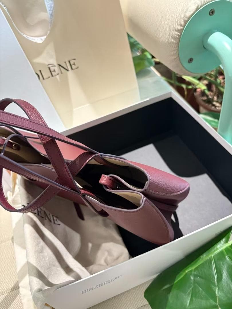 POLENE Cyme - ダークチェリー テクスチャード