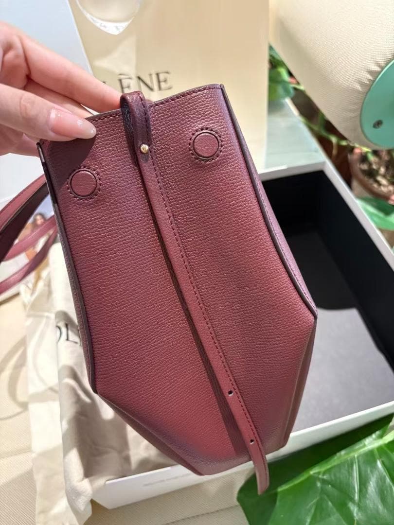 POLENE Cyme - ダークチェリー テクスチャード