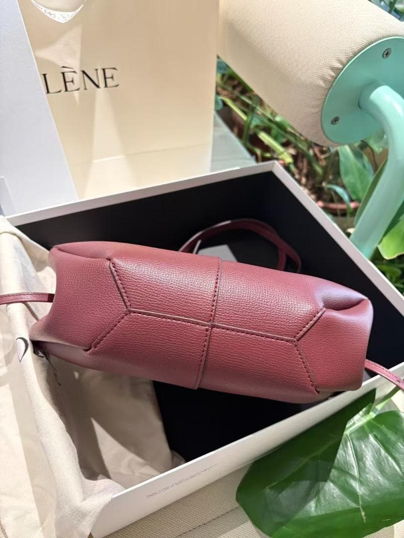 POLENE Cyme - ダークチェリー テクスチャード