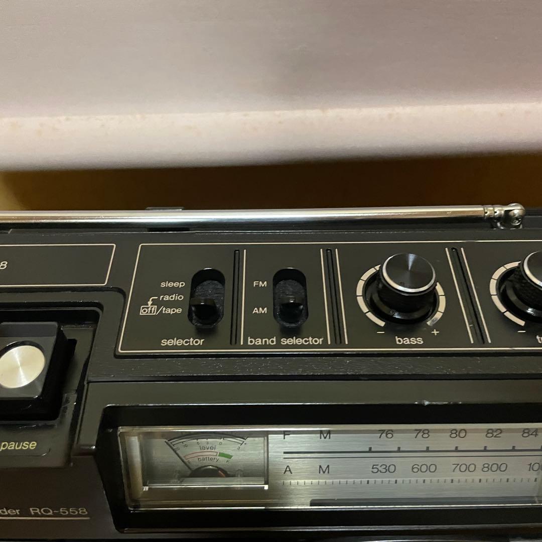 National／ラジカセ／RQ-558／メンテナンス済／メンテセット付属