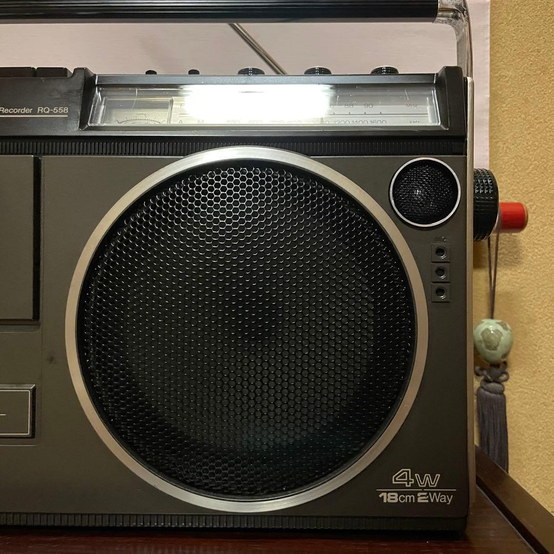 National／ラジカセ／RQ-558／メンテナンス済／メンテセット付属