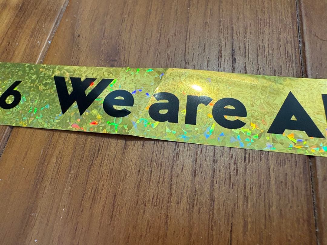 We are ARASHI銀テ フル 嵐