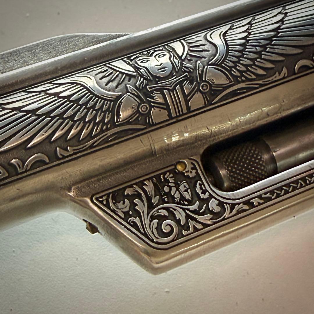 コクサイ S&W M29 金属SMG 彫刻カスタム 一点物