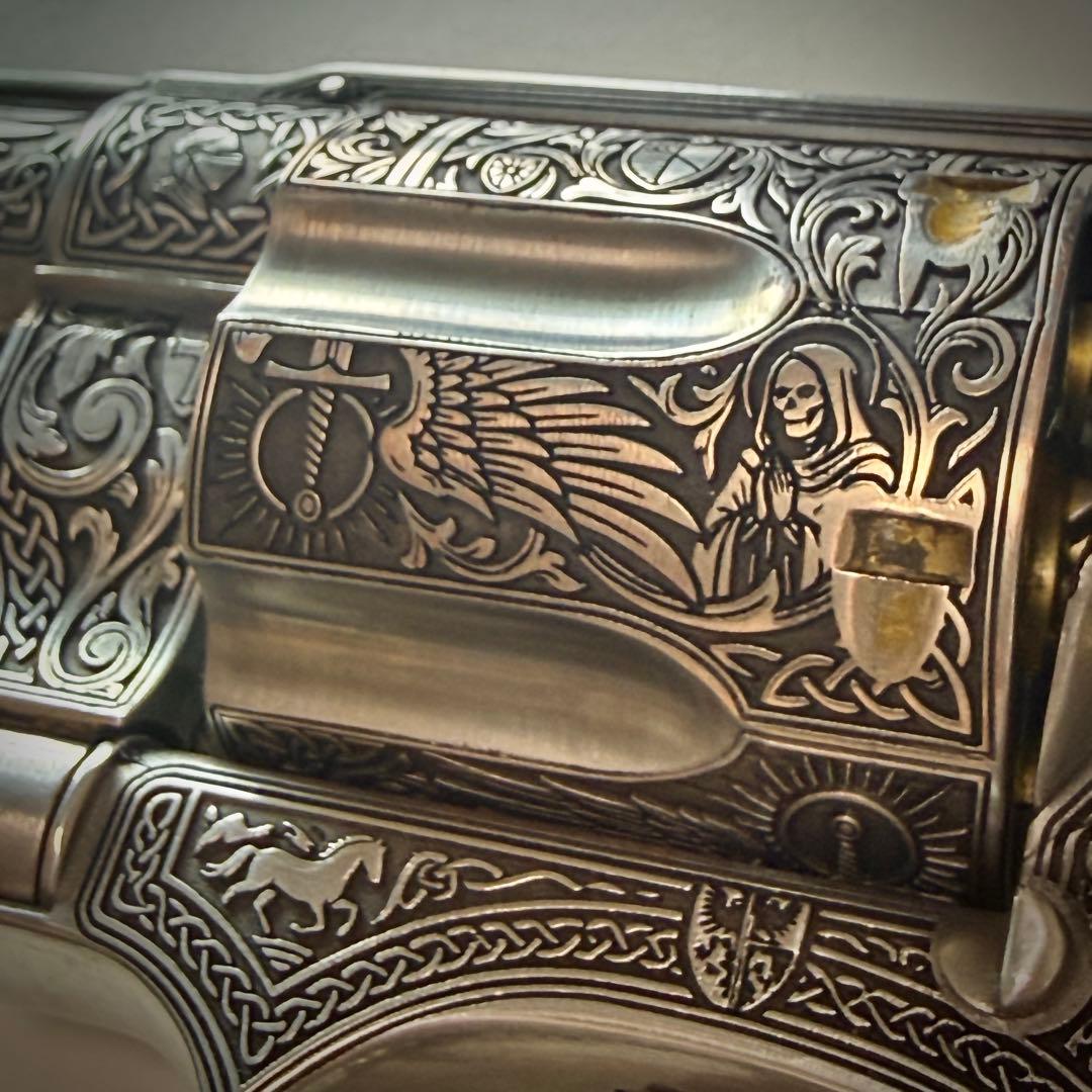 コクサイ S&W M29 金属SMG 彫刻カスタム 一点物