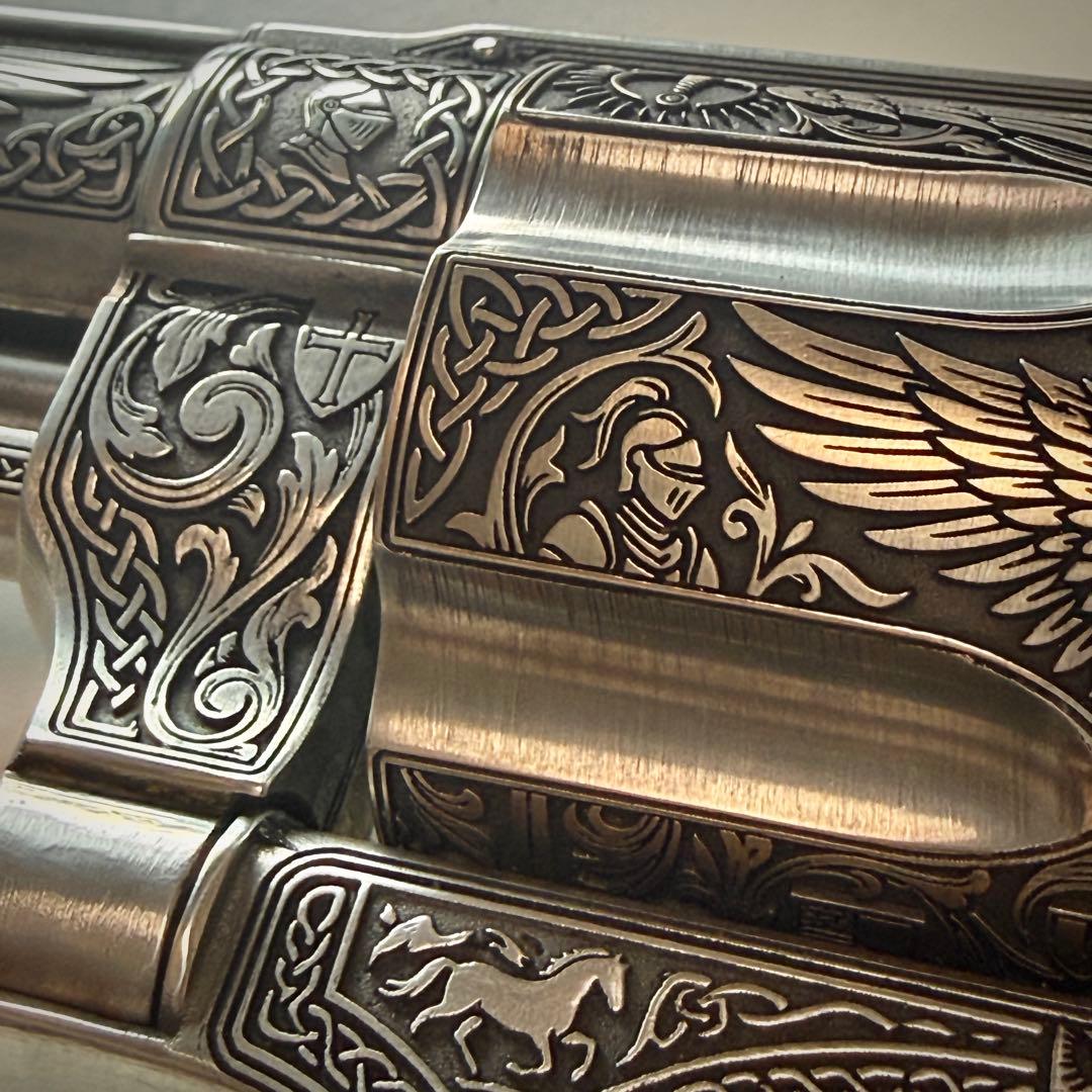 コクサイ S&W M29 金属SMG 彫刻カスタム 一点物