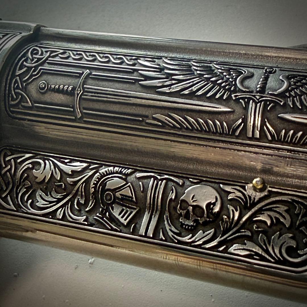 コクサイ S&W M29 金属SMG 彫刻カスタム 一点物