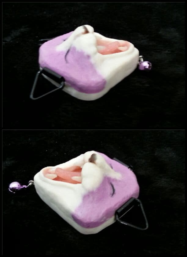 にゃん牙(白紫ハチワレtype)