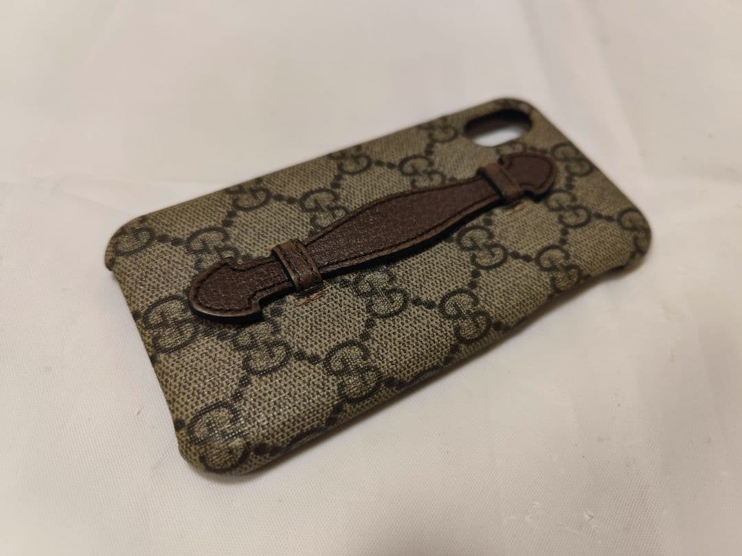 GUCCI グッチ iPhoneX XS ケース ハンドストラップ 美品 正規品