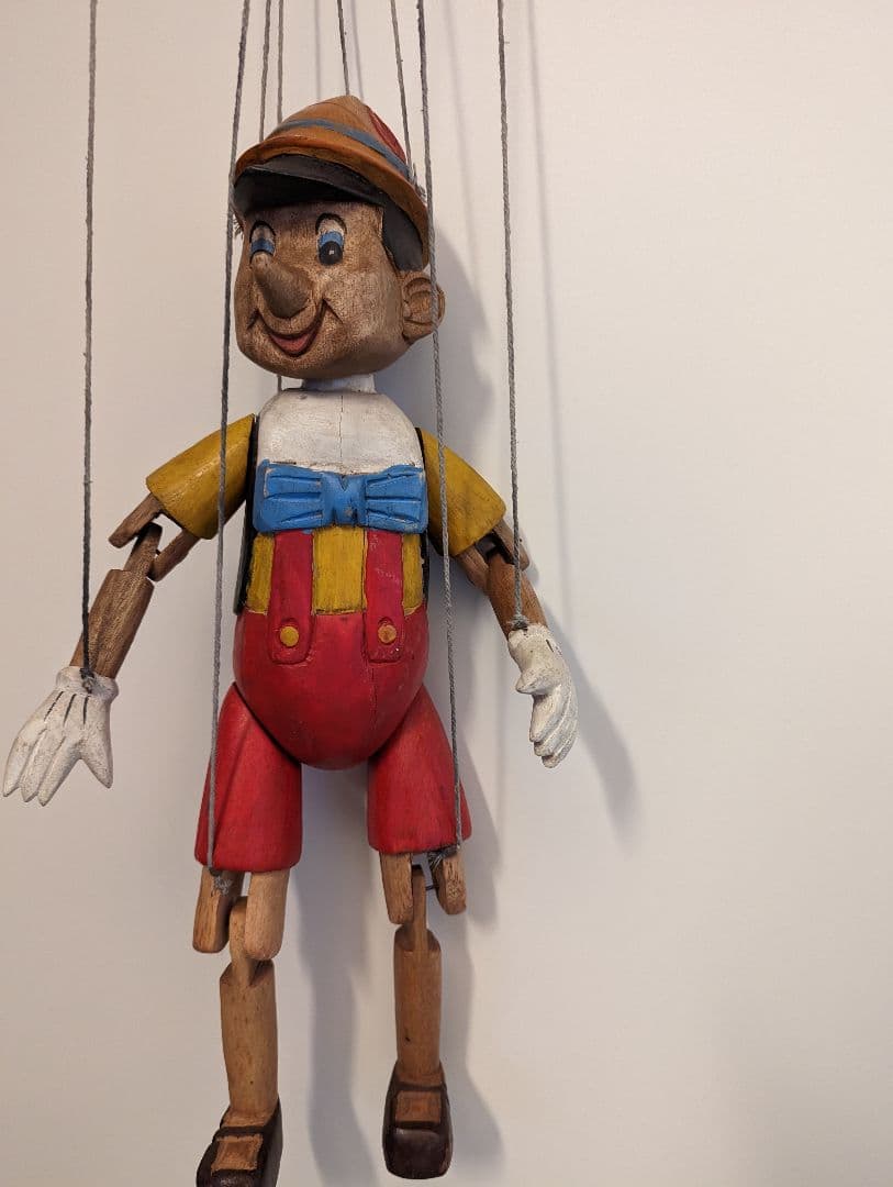 ピノキオ あやつり人形 木製 ヴィンテージ