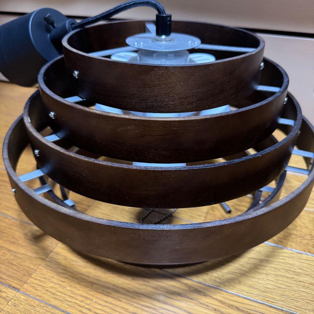 ペンダントライト WACCA 298P ダークブラウン 茶色 ウッド wood