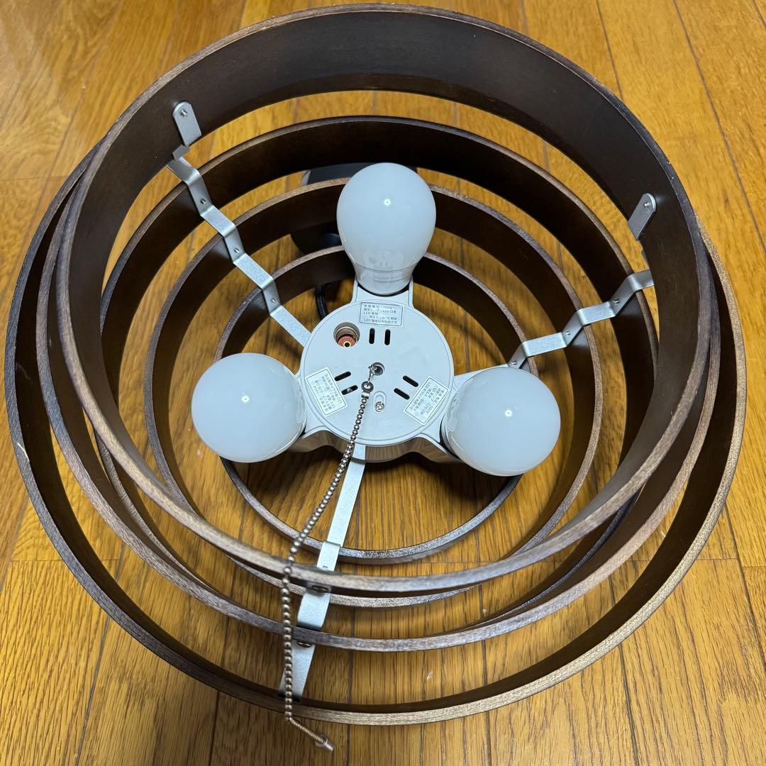 ペンダントライト WACCA 298P ダークブラウン 茶色 ウッド wood