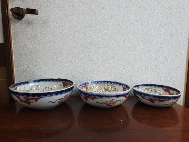 伊万里　三重鉢　江戸時代　M942