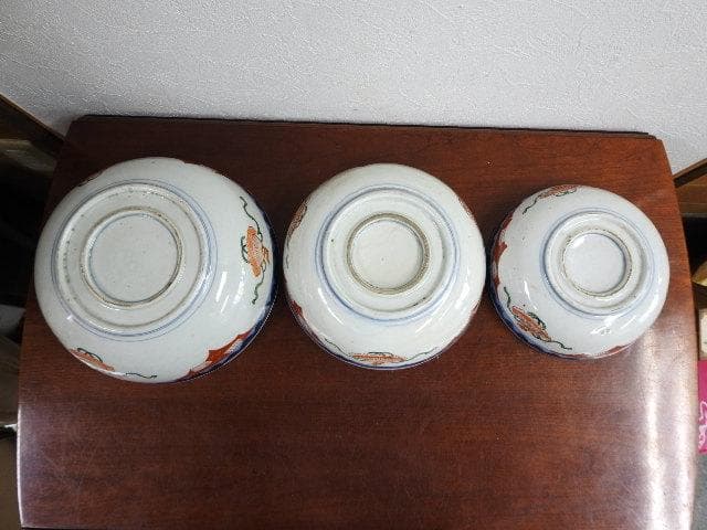 伊万里　三重鉢　江戸時代　M942