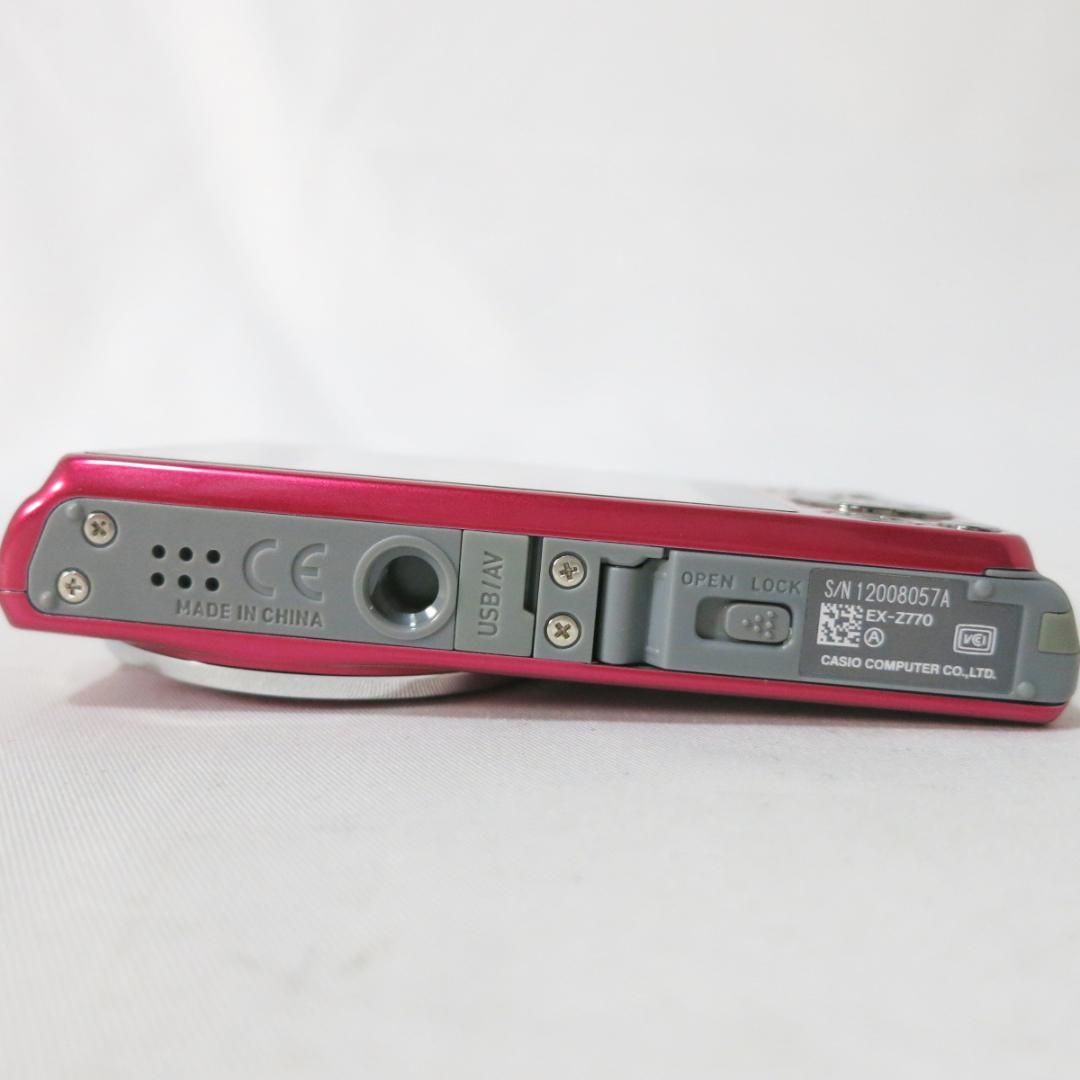 CASIO EXILIM EX-Z770　ピンク コンパクトデジタルカメラ
