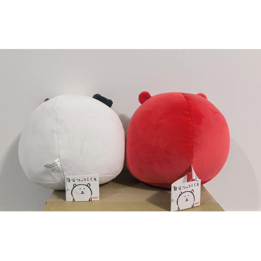 【タグ付き】自分ツッコミくま　だるまぬいぐるみ　ナガノのくま