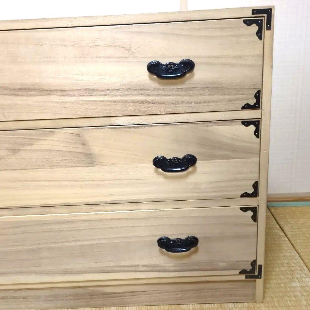 箪笥　三段　着物箪笥　着物タンス　洋服タンス　三段箪笥　桐箪笥　チェスト
