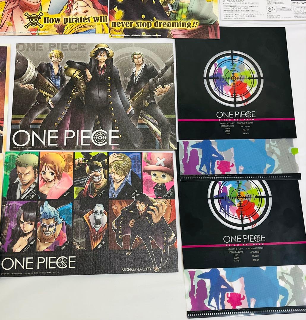 ワンピース ビジュアルアートファイル FILM Zコンプリートセット 限定 レア