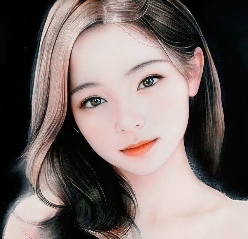 美人画『女神の頬笑み❤️』