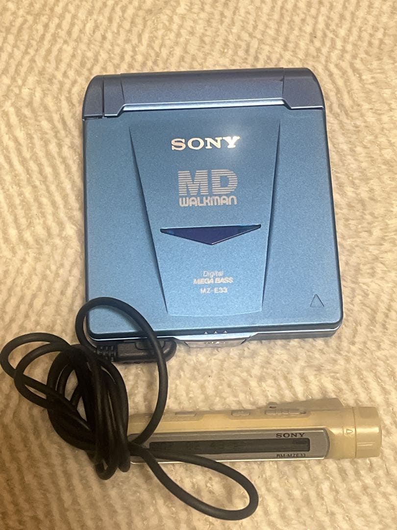 SONY MD WALKMAN MZ-E33 ポータブルMDプレーヤー