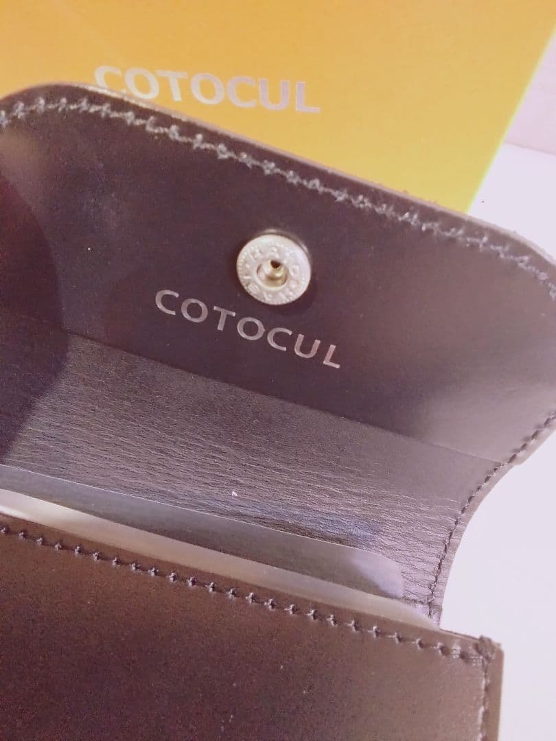 【未使用】COTOCUL ミニ財布 ブラック レザー