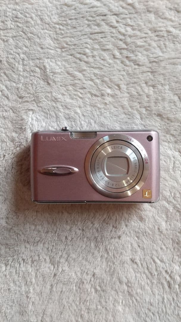 パナソニック デジカメ LUMIX DMC-FX01 ピンク色の美品*完動品
