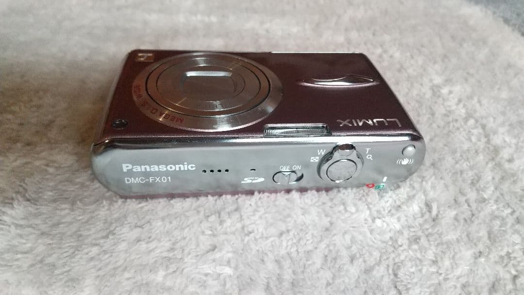 パナソニック デジカメ LUMIX DMC-FX01 ピンク色の美品*完動品
