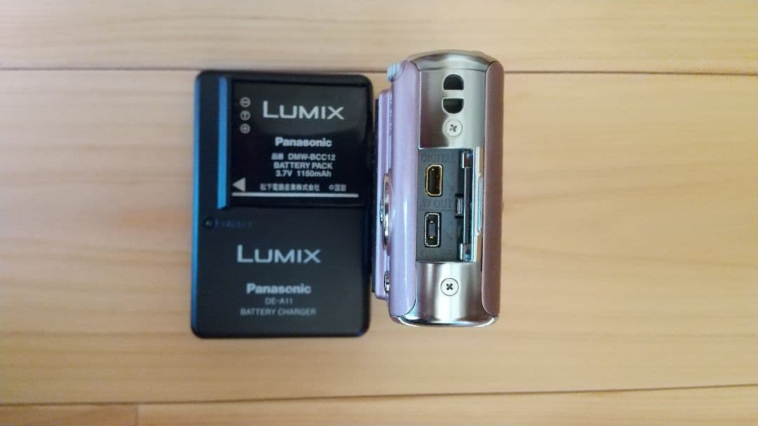 パナソニック デジカメ LUMIX DMC-FX01 ピンク色の美品*完動品