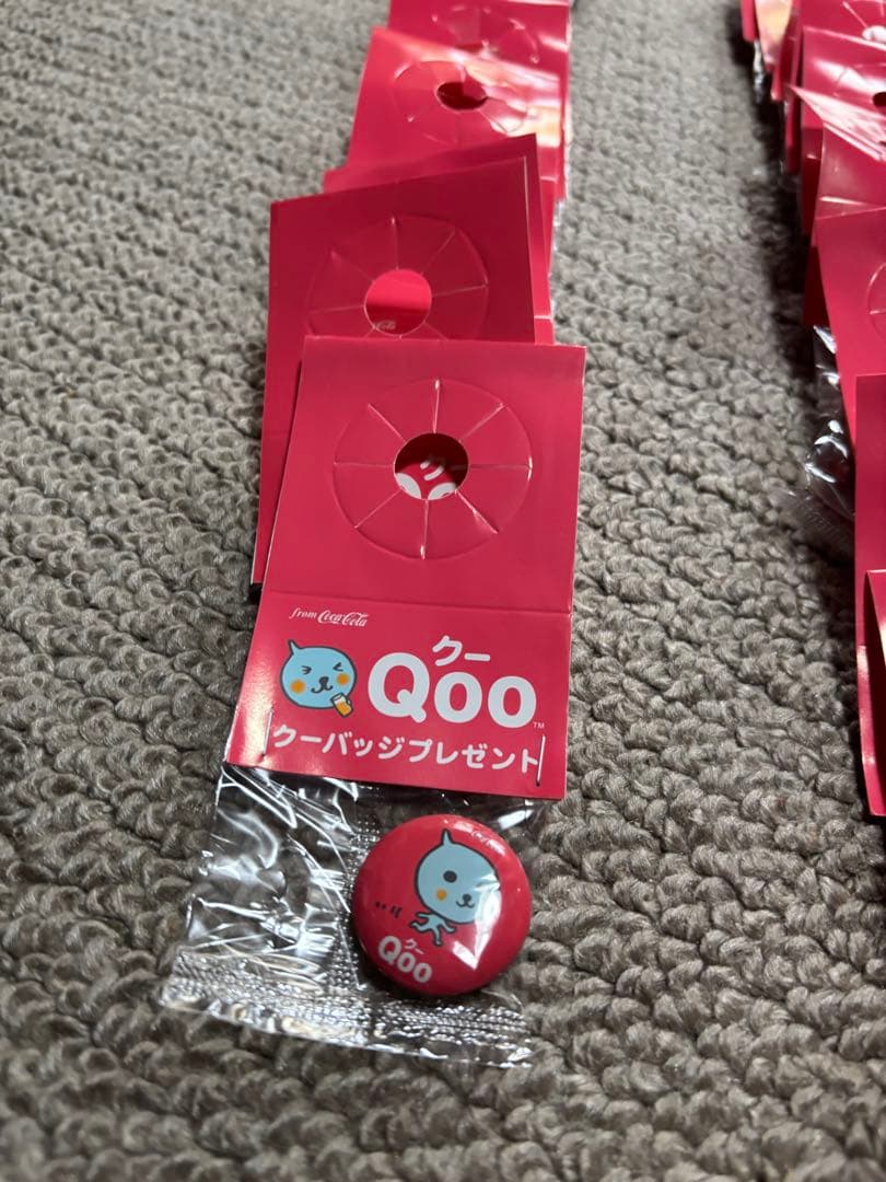 Qooバッジ81個