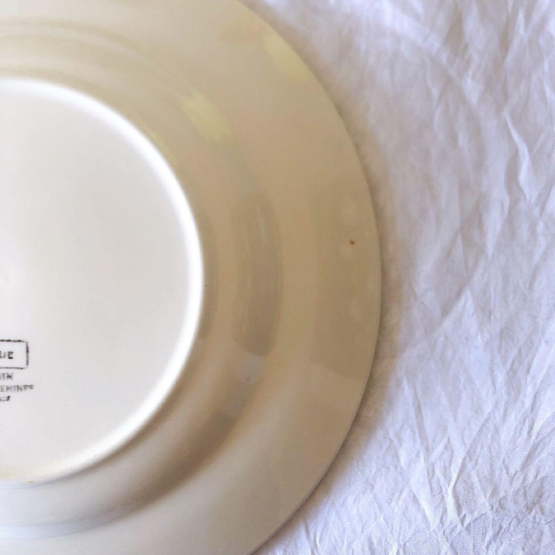 ディゴワンサルグミンヌ バスク柄デイナープレート B フランスアンティーク食器