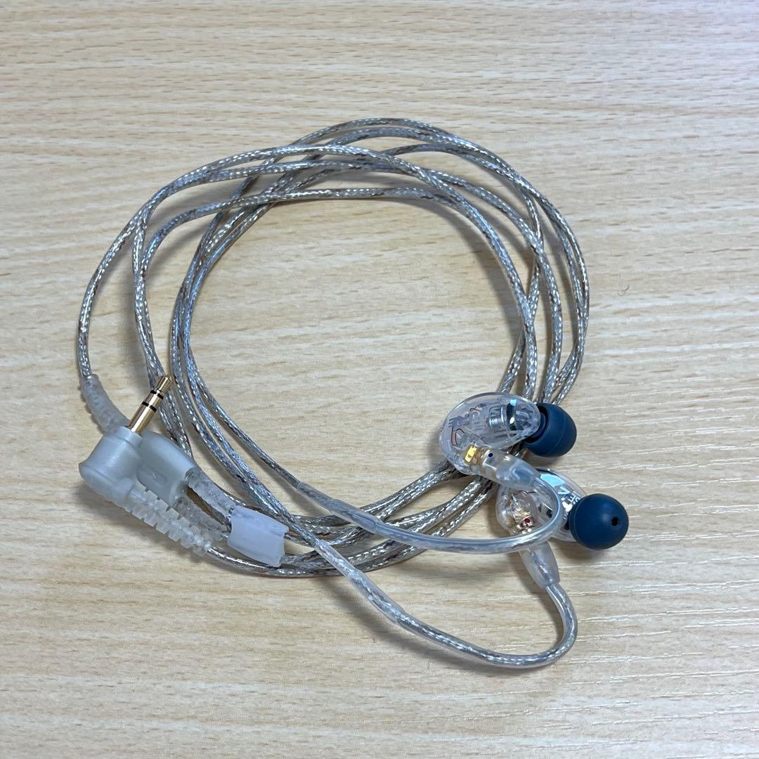 SHURE SE215 有線イヤホン クリアカラー