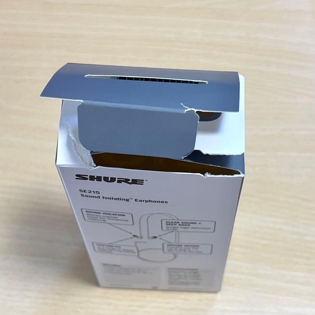 SHURE SE215 有線イヤホン クリアカラー