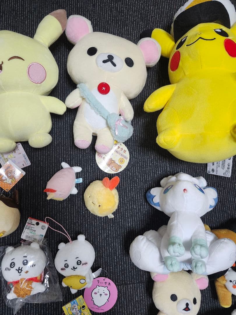 キャプテンピカチュウ　ポケモン　ちいかわ　リラックマ　指人形　まとめ売り